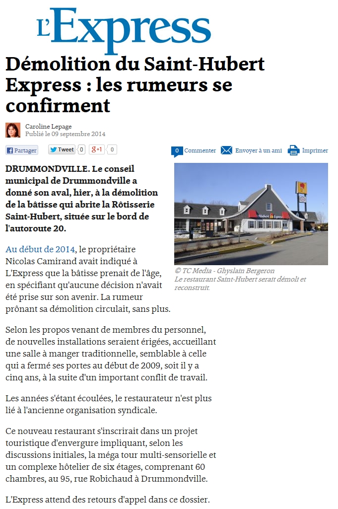 Extrait de l'Express