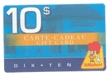 Exemple de carte-cadeau St-Hubert